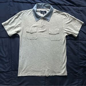 Company Eighty One - Gray Short Sleeve Polo  - Large